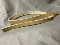 Fettleder Olive - 14mm x 84cm